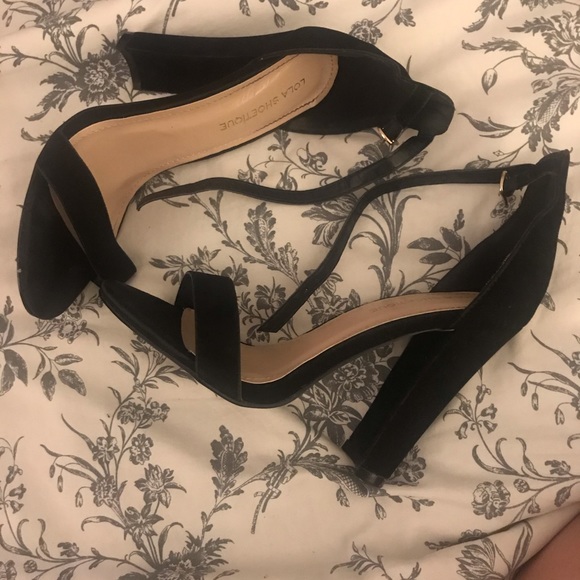 Black suede heels - Picture 5 of 5